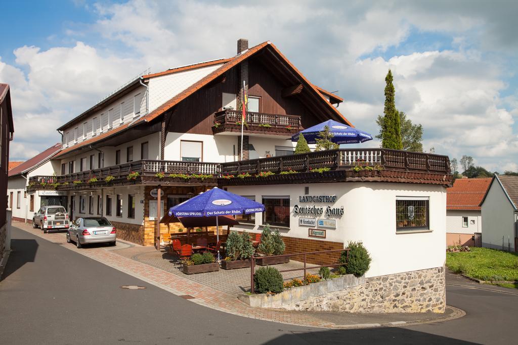 Landgasthof Deutsches Haus Ulmbach Bagian luar foto